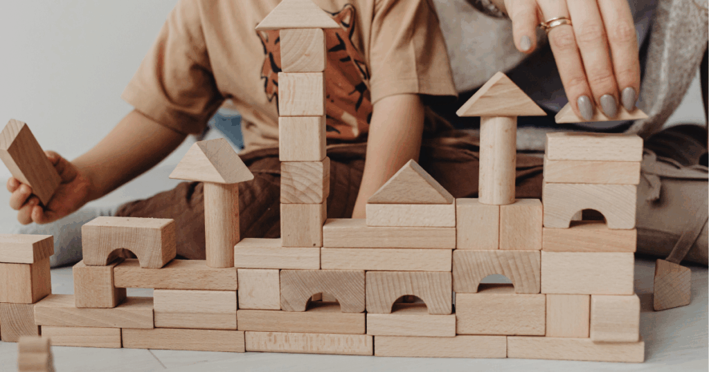 wooden blocks